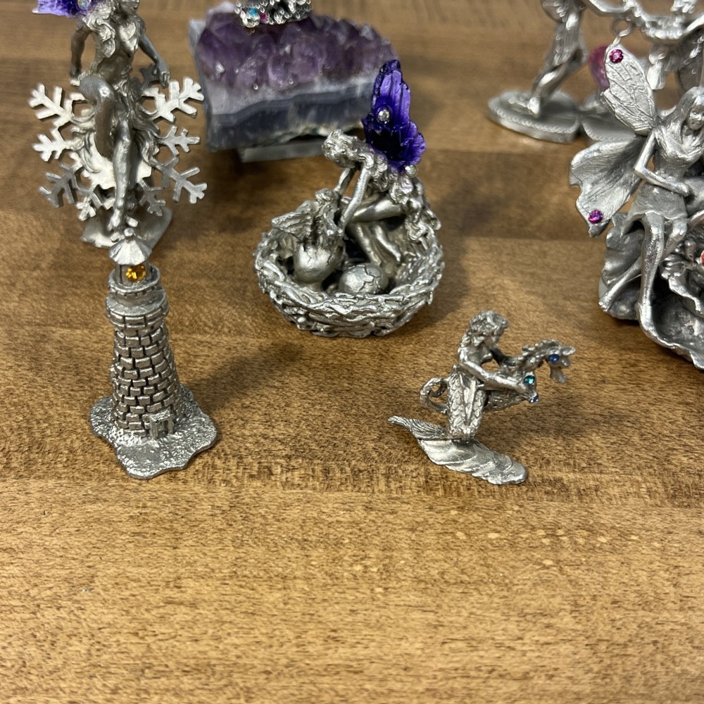 CCI Comstock Creations‎ Lot Of Pewter Fairy Fantasy Figures Figurines - Picture 2 of 16